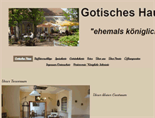 Tablet Screenshot of gotisches-haus-paretz-online.de